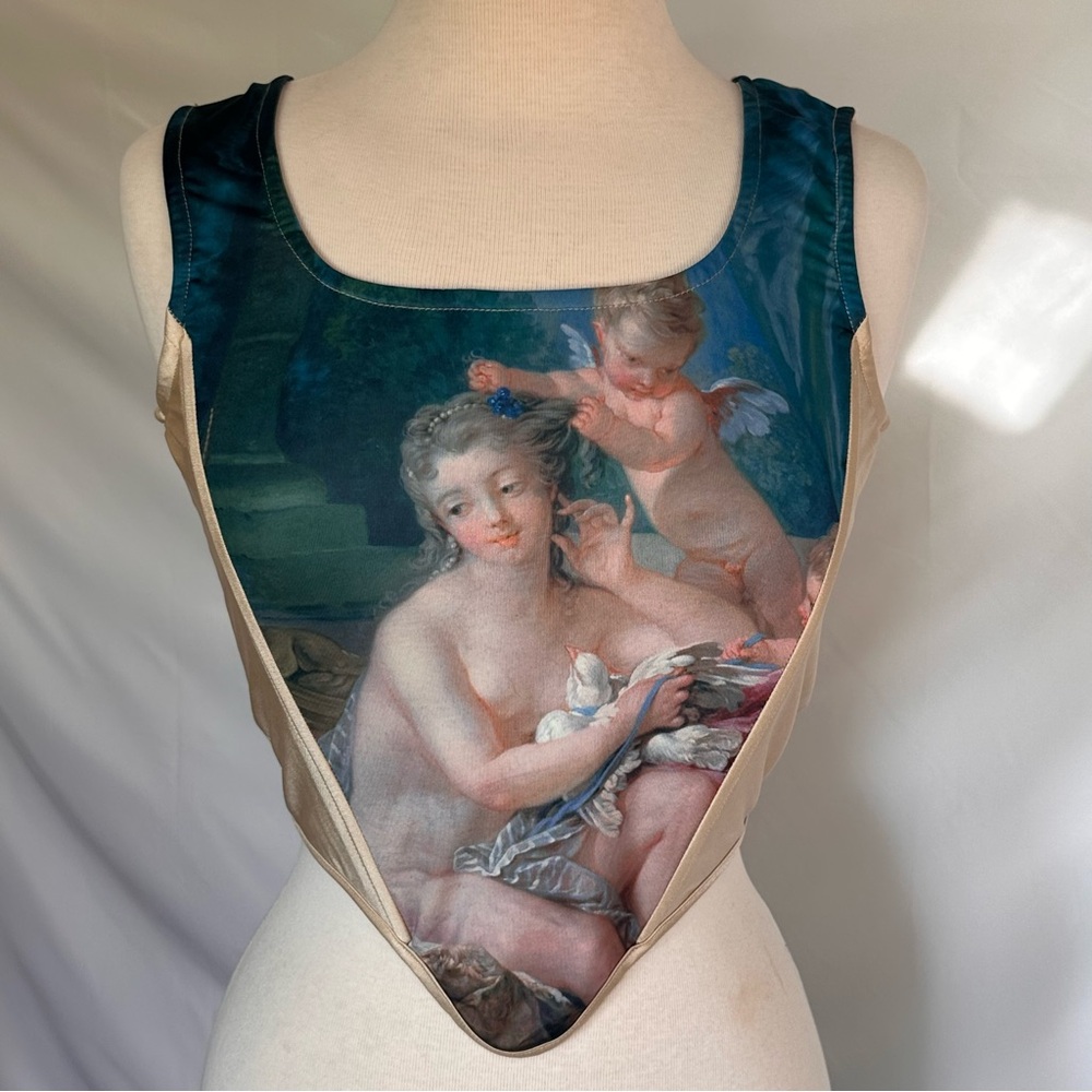 Toilette of Venus Corset Crop Top